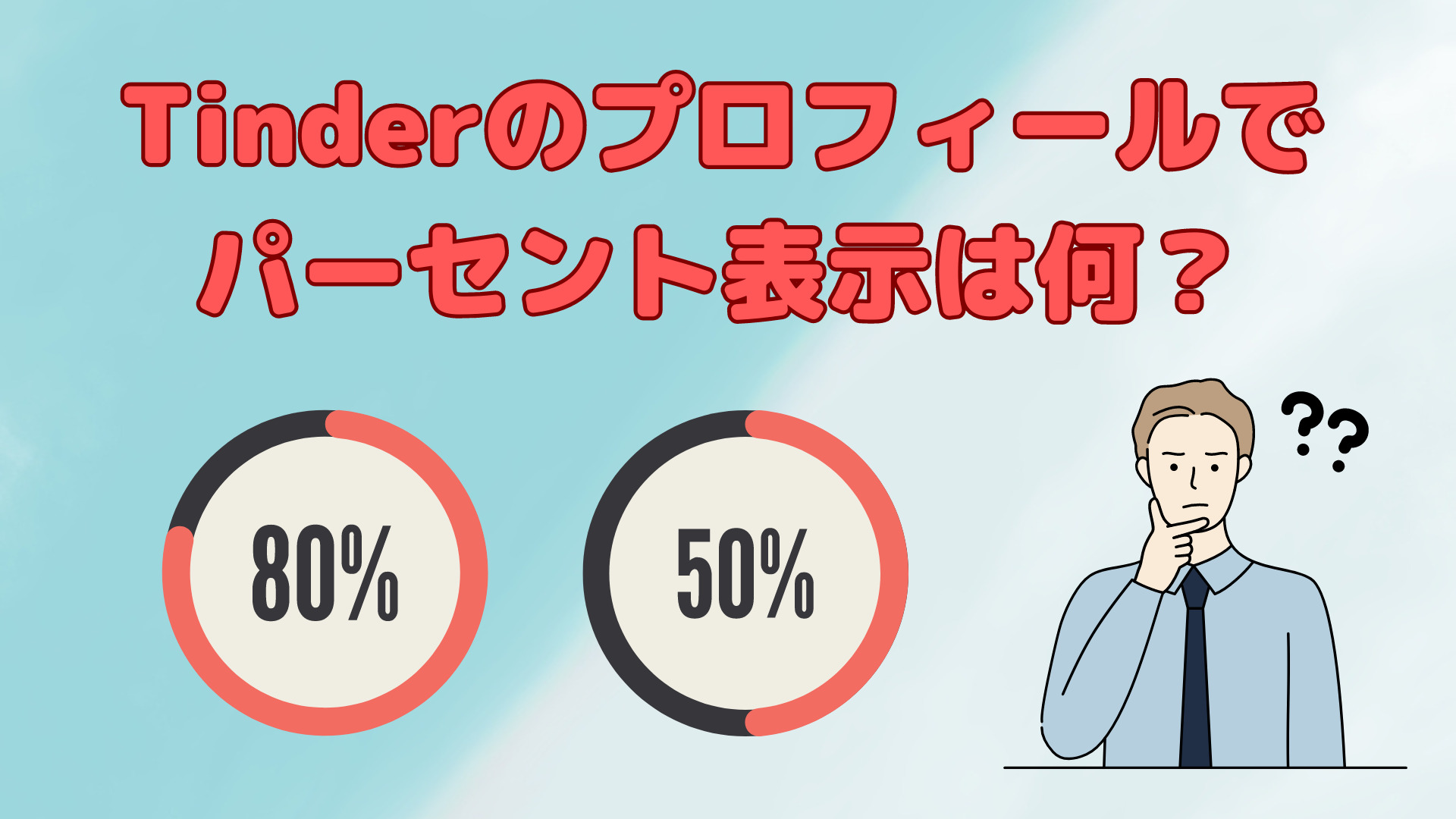 Tinderのプロフィールにあるパーセント表示はなに？100になるとどうなる？初心者向けに解説。 | 恋活アンテナ