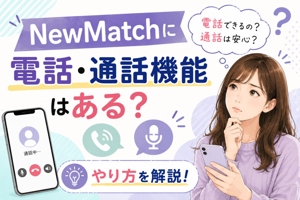 NewMatchに電話・通話の機能はある？